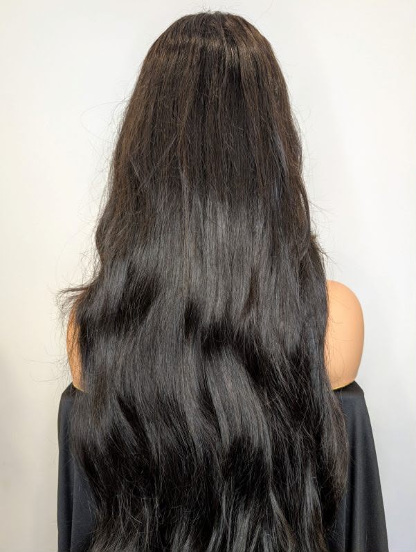 26 inch Wavy Black Wig