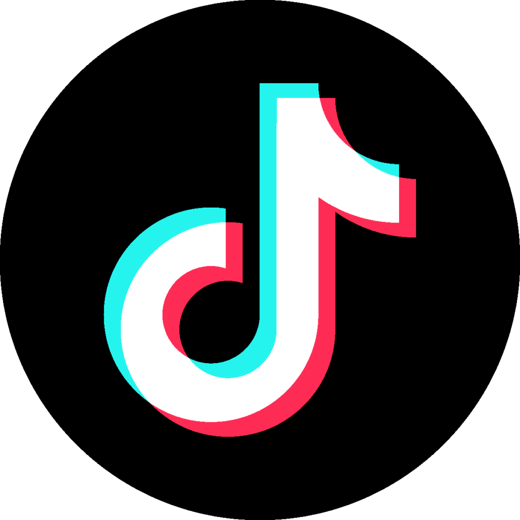 tiktok icon black circle